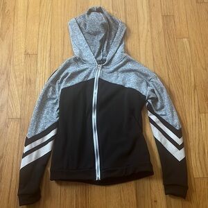 NWOT gray and black colorblock jacket